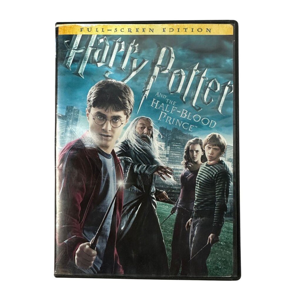 Harry Potter And The HalfBlood Prince Full Screen DVD Daniel Radcliffe Warner